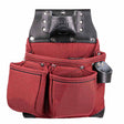 Occidental Leather R8018DB OxyLights 3 Pouch Tool Bag - Red & Black