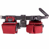 Occidental Leather R8080DB SM OxyLights 7 Bag Framer Set - Red & Black - SM
