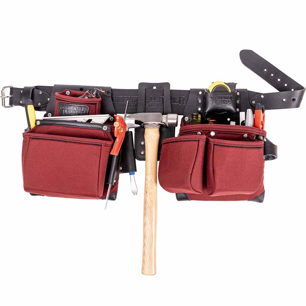 Occidental Leather R8080DB SM OxyLights 7 Bag Framer Set - Red & Black - SM - 2
