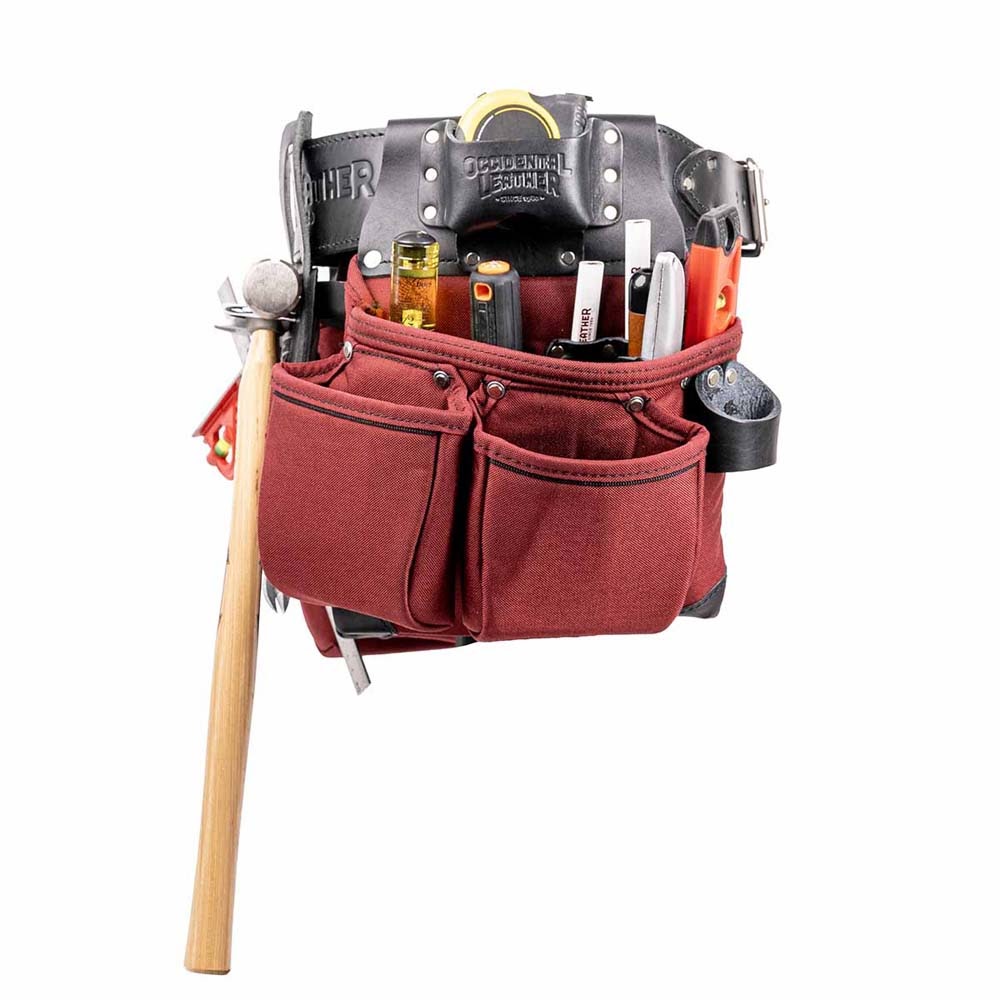 Occidental Leather R8080DB SM OxyLights 7 Bag Framer Set - Red & Black - SM - 5