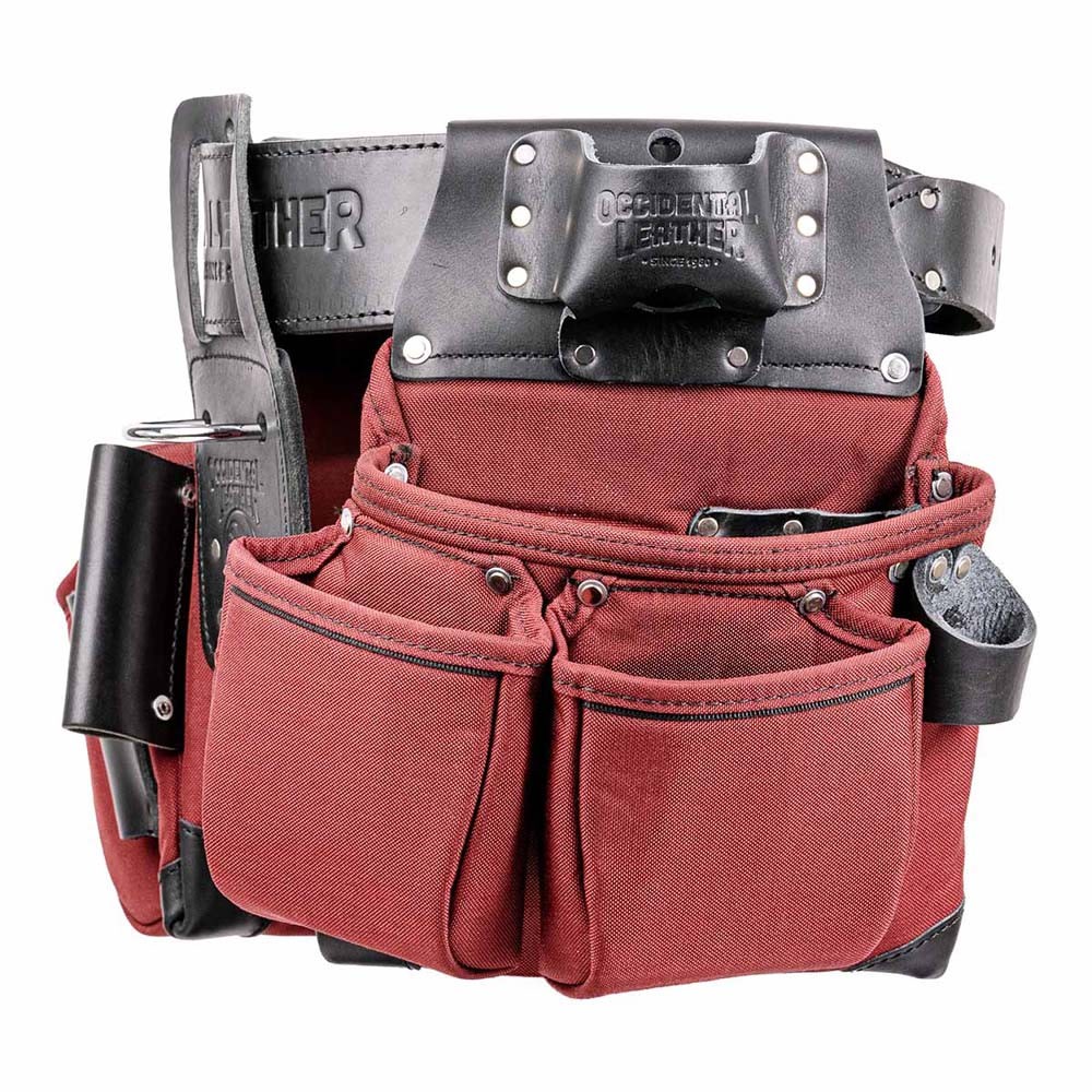 Occidental Leather R8080DB SM OxyLights 7 Bag Framer Set - Red & Black - SM - 7