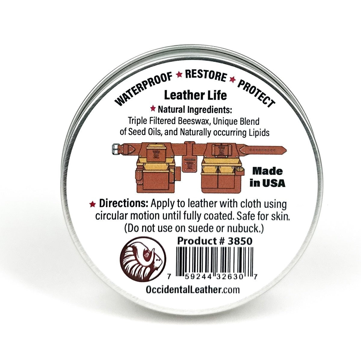 Occidental Leather 3850 Rugged Service Cream - 4