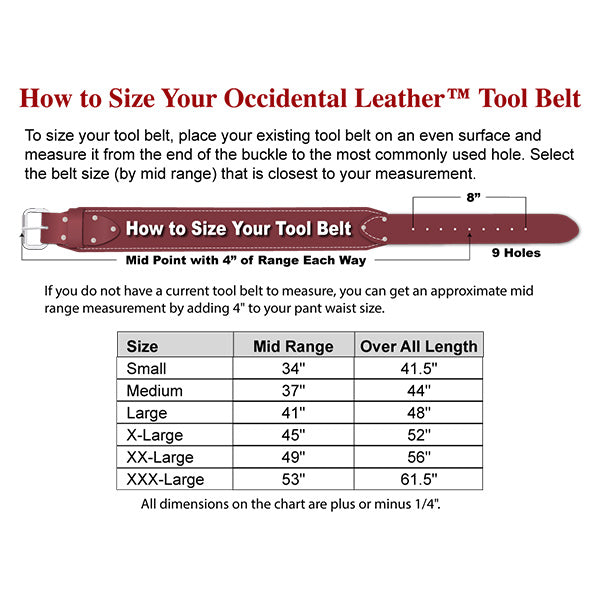 Occidental Leather 5005 SM Belt Liner with Sheepskin - 2