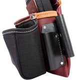 Occidental Leather 5564 Belt-Worn Fastener Bag with Divided Nylon Double Bag - 5