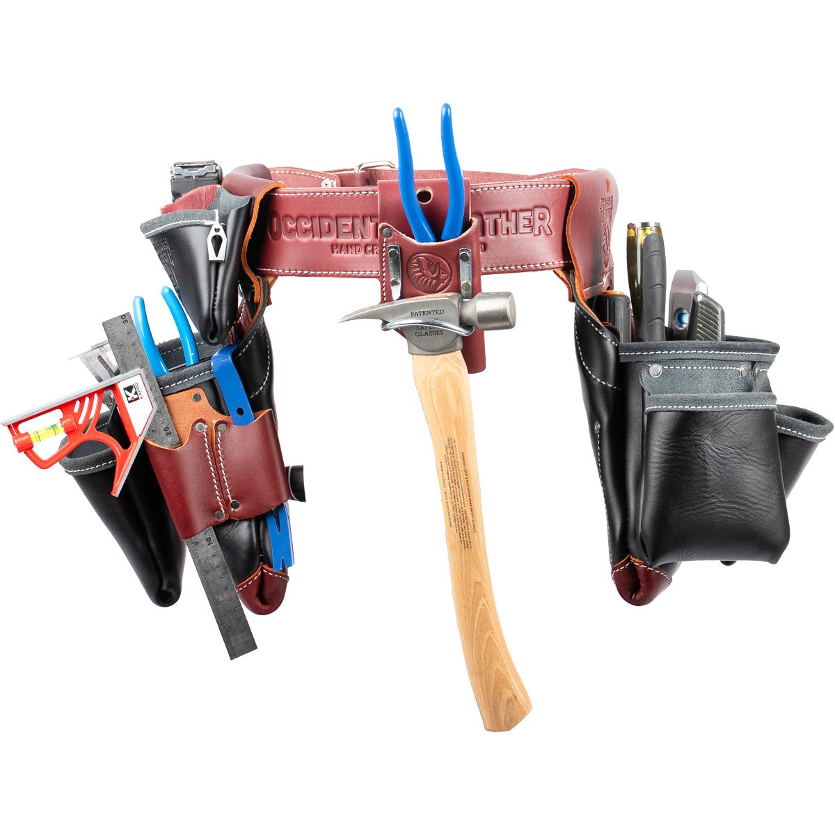 Occidental Leather B5625SM Small Black Building Framer Set - 3