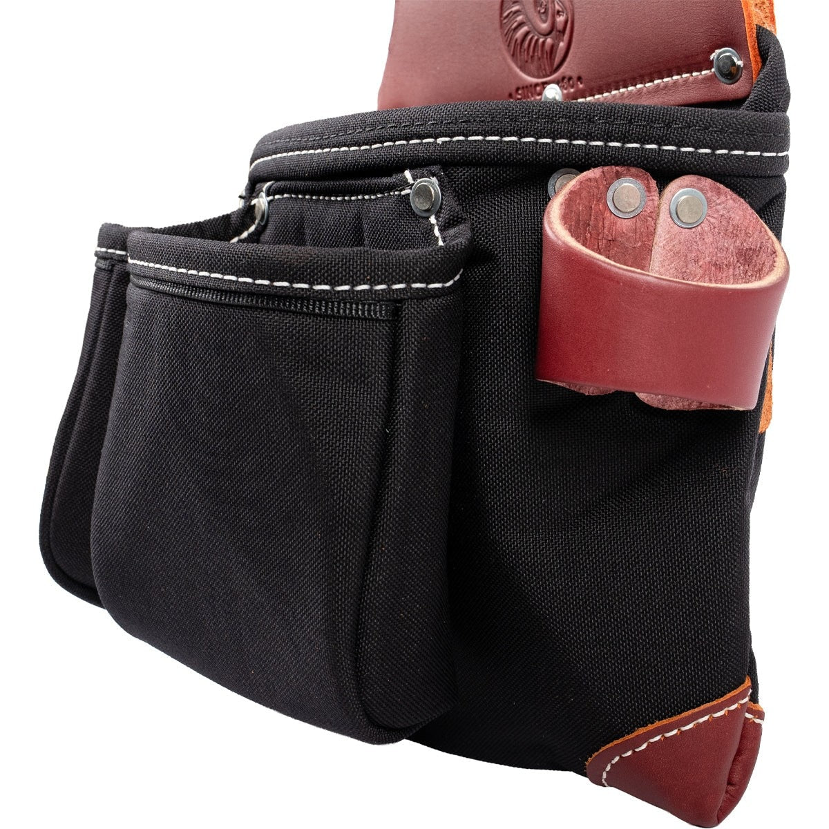 Occidental Leather B8017DB Black OxyLights 3 Pouch Tool Bag - 5