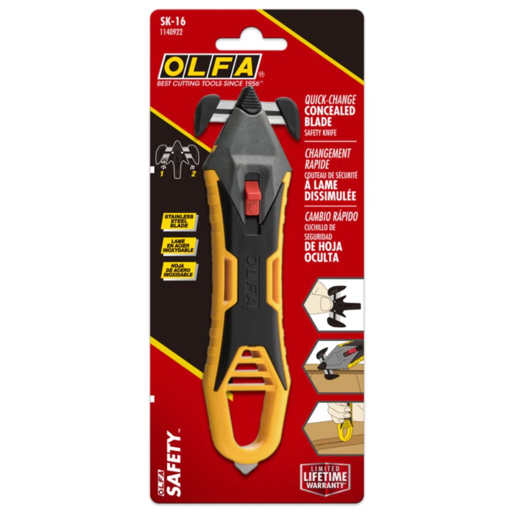 Olfa SK-16 1140922 Quick-Change Concealed Blade Safety Knife - 3