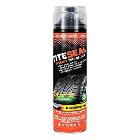 Titeseal TSTR18-6 Instant Tire Repair Aerosol Spray for Standard Tires 18 oz