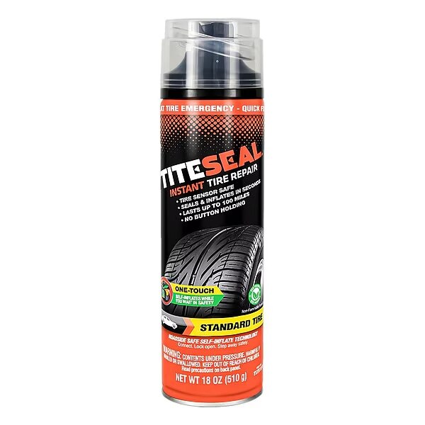 Titeseal TSTR18-6 Instant Tire Repair Aerosol Spray for Standard Tires 18 oz