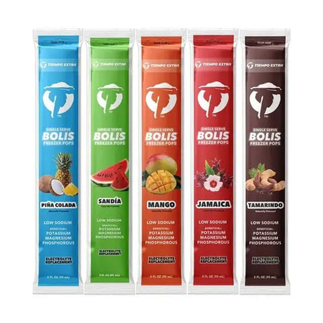Overtime 70-TEPOPS Tiempo Extra 3 oz Electrolyte Freeze Pops 5 Flavor Variety Case