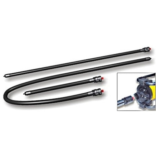 Oztec Industrial FS160Z 16' Flexible Vibrator Shaft with QD Quick Change Adapter