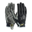 PIP 120-4900/L Brickyard Impact Resistant Cut-and-Sewn Work Gloves with Hook and Loop Closure, Large