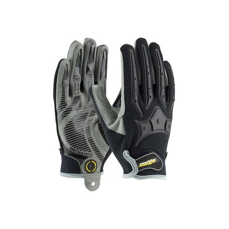 PIP 120-4900/XL Brickyard Mechanics Gloves Synthetic Leather Palm TPR Impact 9.4"