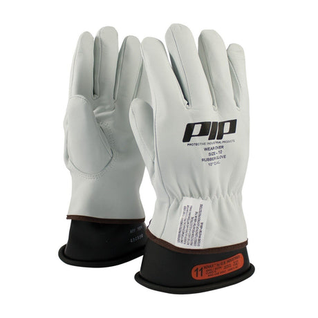 PIP 148-1000/9 Grain Goatskin Leather Protector Glove for Class 00-0 Rubber Insulating Gloves 10"