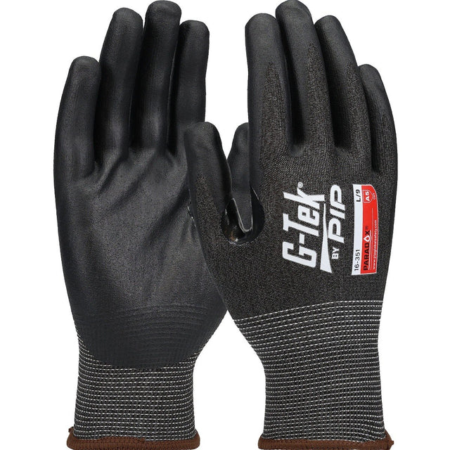 PIP 16-351 Gauge PolyKor Cut Resistant Foam Nitrile Touchscreen Gloves