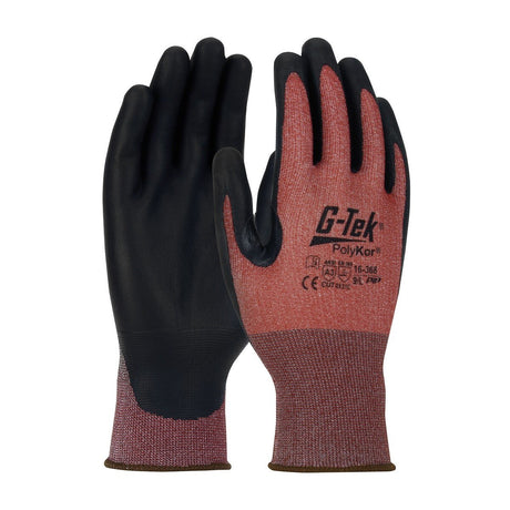 PIP 16-368/M G-Tek PolyKor Palm Coated Work Gloves Medium