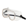 PIP 248-4400-300 Direct Vent Safety Goggle with Clear Lens and Clear PVC Frame, OTG, Elastic Strap