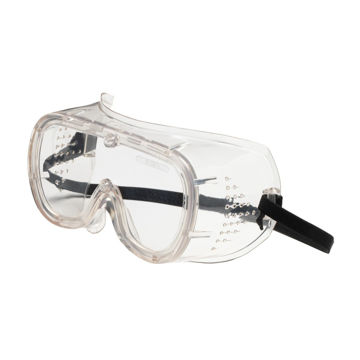 PIP 248-4400-300 Direct Vent Safety Goggle with Clear Lens and Clear PVC Frame, OTG, Elastic Strap