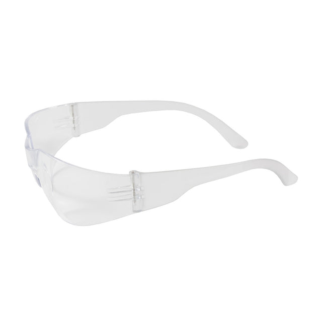PIP 250-01-0920 Zenon Z12 Rimless Safety Glasses Clear Anti-Fog Lens 9.5 Base Curve Clear Temples
