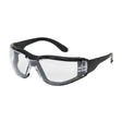 PIP Industrial Products 250-01-F020 Rimless Safety Glasses with Clear Anti-Fog Anti-Scratch Lens and Foam Padding