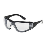PIP Industrial Products 250-01-F020 Rimless Safety Glasses with Clear Anti-Fog Anti-Scratch Lens and Foam Padding