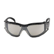 PIP 250-01-F022 Zenon Z12F Foam Rimless Safety Glasses with"door Outdoor Anti-Scratch Anti-Fog Lens and Black Temples