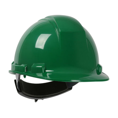 PIP 280-HP241R-04 Whistler Cap Style Hard Hat, HDPE Shell, 4-Point Textile Suspension, Ratchet Adjustment - Dark Gray