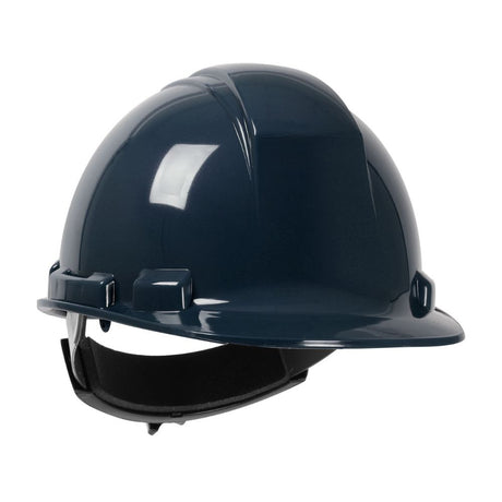 PIP 280-HP241R-08 Whistler Cap Style Hard Hat, HDPE Shell, 4-Point Textile Suspension, Ratchet Adjustment - Navy