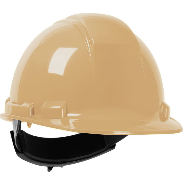 PIP 280-HP241R-10 Whistler Cap Style Hard Hat, HDPE Shell, 4-Point Textile Suspension, Ratchet Adjustment - Beige