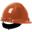 PIP 280-HP241R-12 Whistler Cap Style Hard Hat, HDPE Shell, 4-Point Textile Suspension, Ratchet Adjustment - Brown