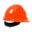 PIP 280-HP241RV-03 Whistler Vented, Cap Style Hard Hat with HDPE Shell, 4-Point Textile Suspension and Wheel Ratchet Adjustment - Orange