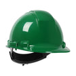 PIP 280-HP241RV-04 Whistler Vented, Cap Style Hard Hat with HDPE Shell, 4-Point Textile Suspension and Wheel Ratchet Adjustment - Dark Green