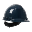 PIP 280-HP241RV-08 Whistler Vented, Cap Style Hard Hat with HDPE Shell, 4-Point Textile Suspension and Wheel Ratchet Adjustment - Navy