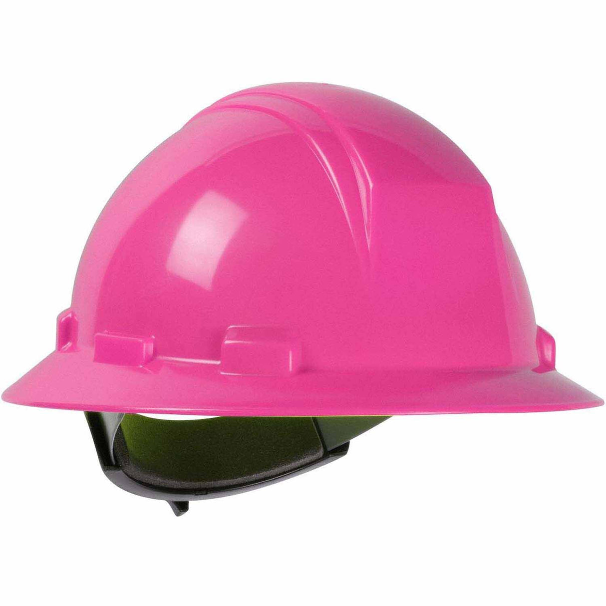 PIP 280-HP642R-CH-20 Full Brim Hard Hat with Ratchet Suspension, Pink