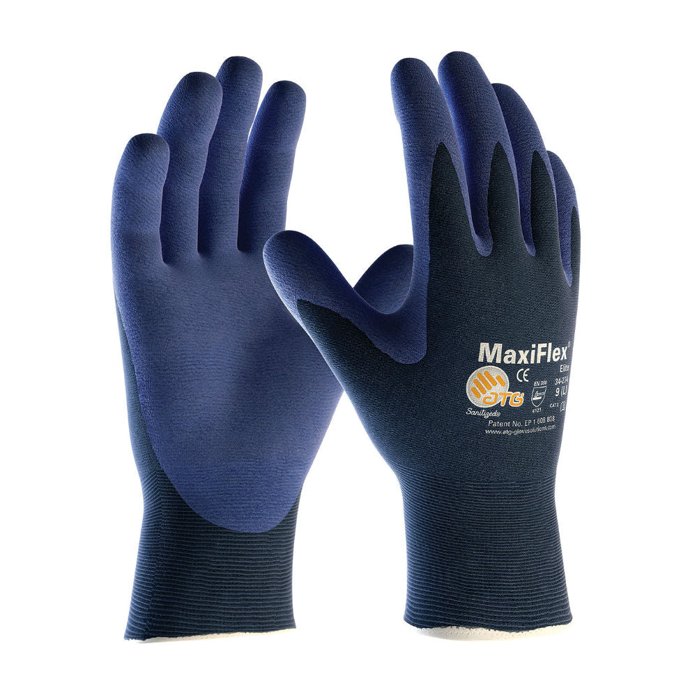 PIP Industrial Products 34-274/XXL G-Tek Maxiflex Elite, Ultra Light Weight Glove, XX-Large