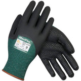 PIP 34-8453/L Maxiflex Cut By ATG, Black Micro-Foam Nitrile Coated, Large - 3