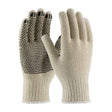 PIP Industrial Products 36-110PD-L Cotton Polyester Seamless Knit Gloves PVC Dots Size L