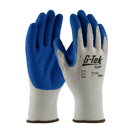 PIP Industrial Products 39-1310/XL G-Tek Cotton/Polyester Gloves, Latex  Grip Economy Grade, XL