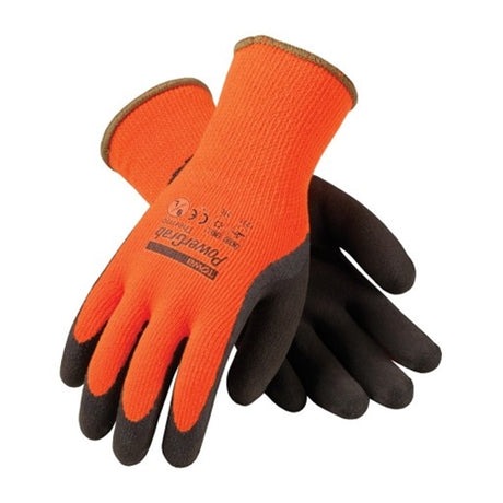 PIP 41-1400/L Hi-Viz Acrylic Thermal Glove with Latex MicroFinish, Large