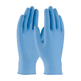 PIP 63-332/L Powdered Blue Nitrile Disposable Gloves with Textured Grip 5 Mil Large (100 Count)