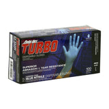PIP 63-332PF/M Powder-Free Blue Nitrile Disposable Gloves 5 mil Medium (100 Pack) - 2