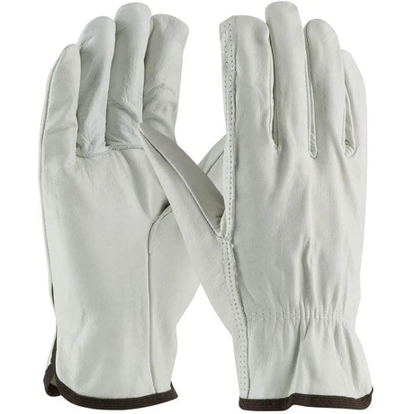 PIP 68-103/M Top Grain Cowhide Leather Drivers Gloves Medium Slip-On Straight Thumb