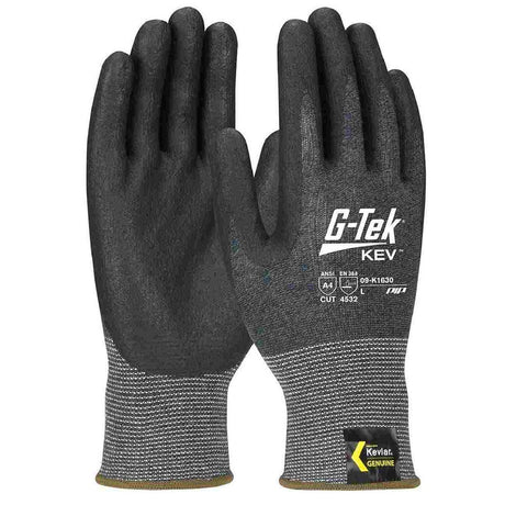 PIP Industrial Products 09-K1630/S G-Tek Kev 13 GA Seamless Knit Kevlar Nitrile Coated Foam, S