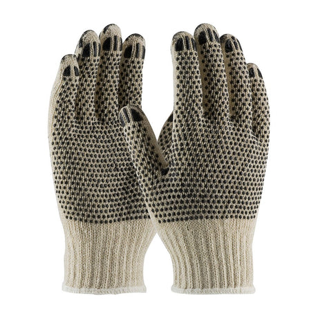 PIP Industrial Products 36-C330PDD/S Seamless Knit Cotton/Polyester Glove with PVC Dotted Grip - Double-Sided, Small