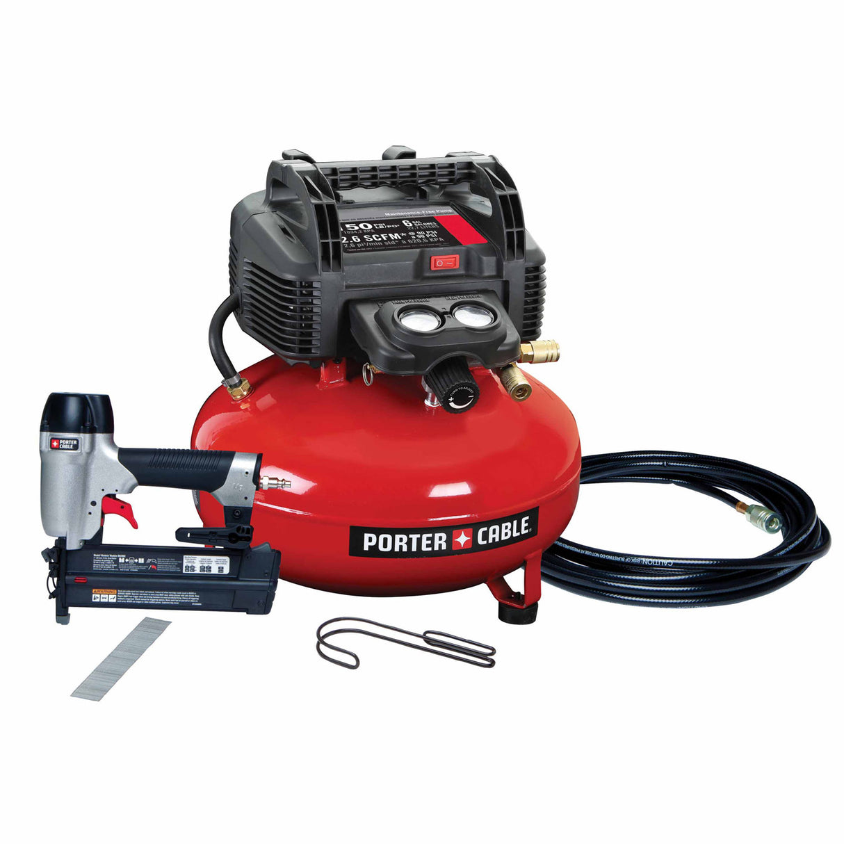 Porter Cable PCFP12236 Brad Nailer Air Compressor Combo Kit - 2