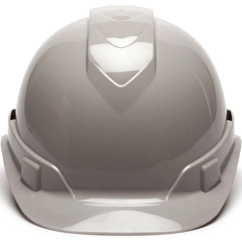 Pyramex HP44112 Ridgeline Hard Hat, Gray Cap Style 4 Pt Ratchet Suspension - 2