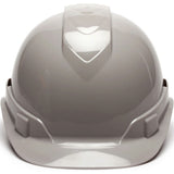Pyramex HP44112 Ridgeline Hard Hat, Gray Cap Style 4 Pt Ratchet Suspension - 2