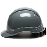 Pyramex HP44113 Ridgeline Hard Hat, Cap Style 4 Pt Ratchet Suspension, Slate - 3
