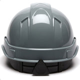 Pyramex HP44113 Ridgeline Hard Hat, Cap Style 4 Pt Ratchet Suspension, Slate - 4