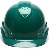 Pyramex HP44135 Ridgeline Hard Hat, Green Cap Style 4 Pt Ratchet Suspension - 2